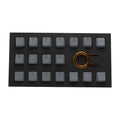 TAI-HAO - Rubber Textured Keycap Set - Grey – 18 Keys