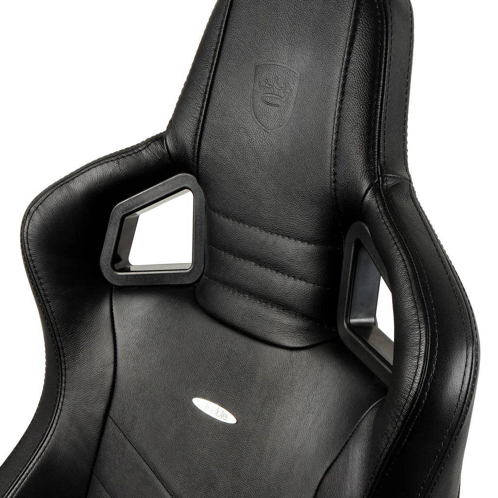 noblechairs EPIC Black Real Leather Gaming Chair