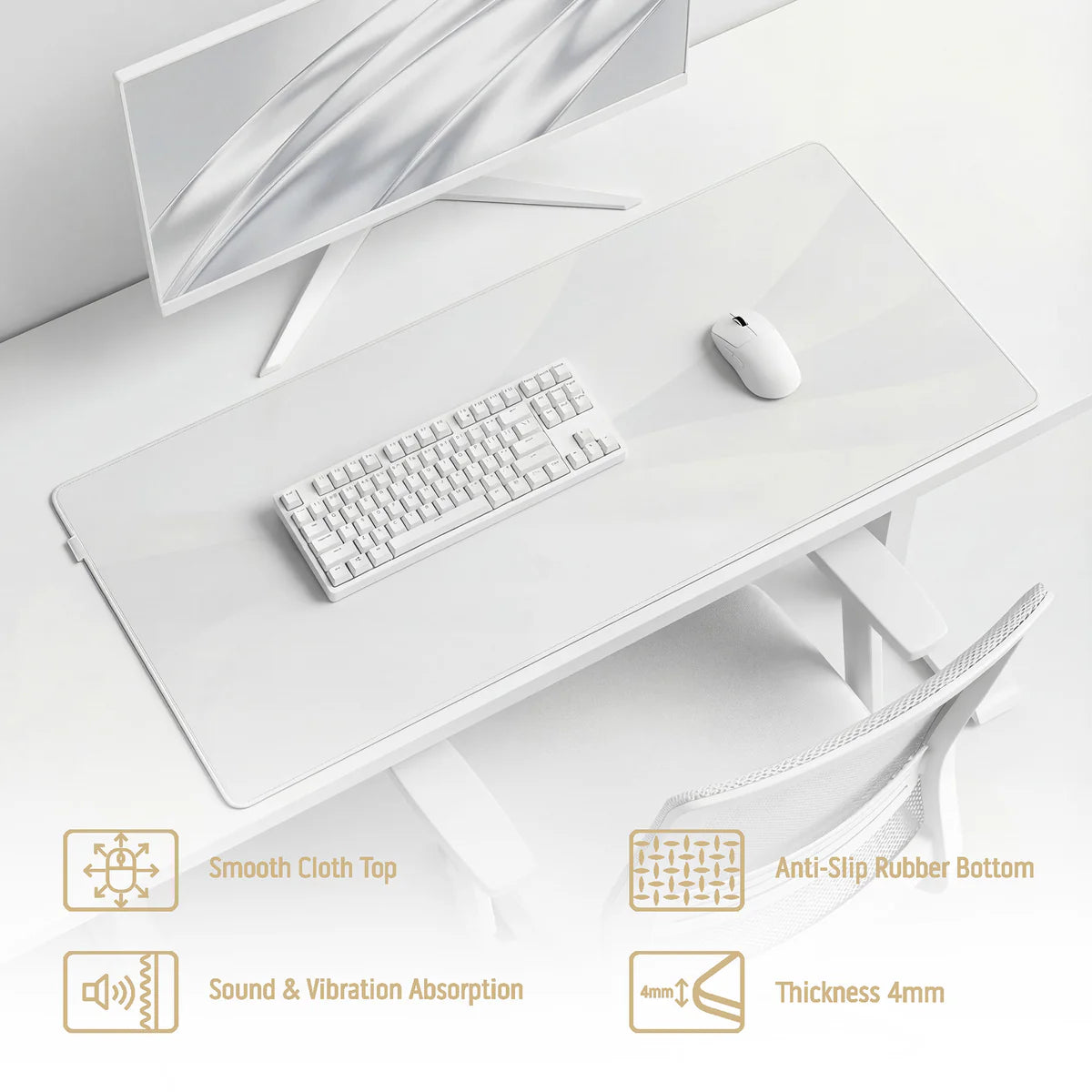 ONEofZERO - Cloth Deskpad - Dissipate - Haze